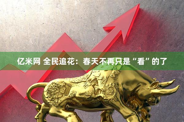 亿米网 全民追花：春天不再只是“看”的了