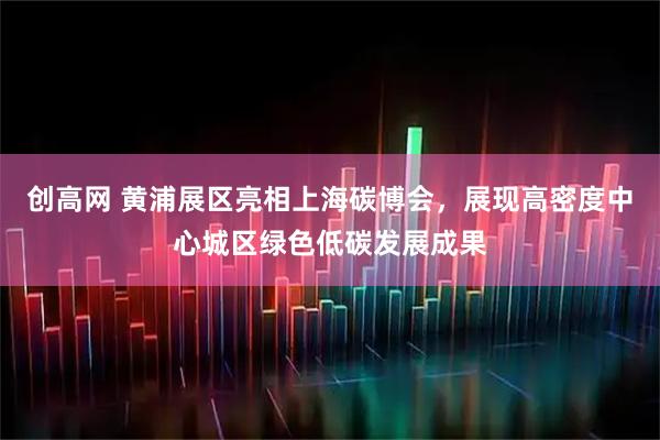 创高网 黄浦展区亮相上海碳博会，展现高密度中心城区绿色低碳发展成果