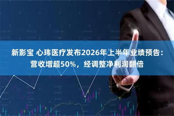 新影宝 心玮医疗发布2026年上半年业绩预告：营收增超50%，经调整净利润翻倍